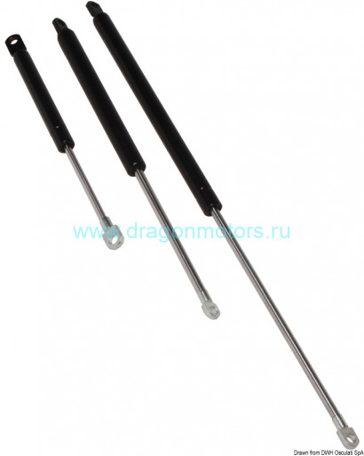 Osculati 38.004.00 - Газовая пружина из окрашенной стали проушина - проушина 5 кг x 244 мм