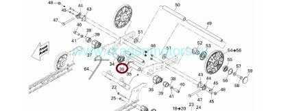 Полоз натяжителя 503191598