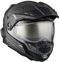 Шлем CKX Mission AMS Full Face Helmet Carbon Grey Matte Winter с подогревом
