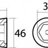 Osculati 43.070.31 - Zinc spare anode orig. ref. 201180