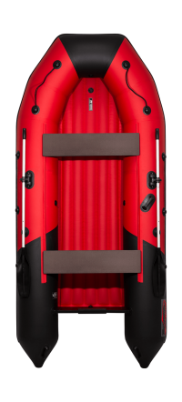 Надувная лодка ПВХ, Таймень NX 3600 НДНД PRO, красный/черный