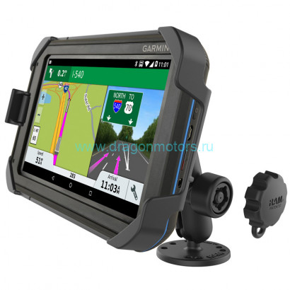 RAM-B-138L-GA75LU Крепление RAM EZ-Roll'r  Drill-Down для Garmin Fleet 770, Overlander и др.