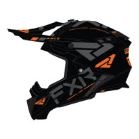 Шлем FXR HELIUM RACE DIV W/ AUTO BUCKLE Black/Orange
