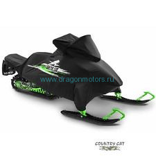 Чехол для снегохода Arctic Cat M 153-162", XF HC 141" (черно-зеленый)