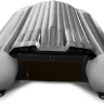 Надувная лодка ПВХ, SOLAR-470 Strela Jet tunnel, серый