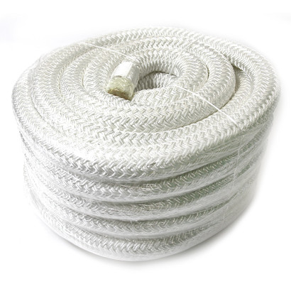 Плетеный швартовый трос c огоном 30мм*20м белый