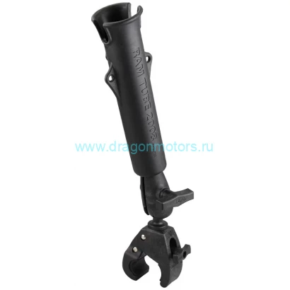 RAP-119-404U крепление RAM Tube для удилищ, струбцина Tough-Claw средняя, шар 38 мм (1,5")