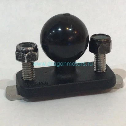 RAM-B-202U-12-TRA1 шар RAM 25 мм (1) с двумя креплениями на Т-салазки