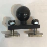 RAM-B-202U-12-TRA1 шар RAM 25 мм (1) с двумя креплениями на Т-салазки