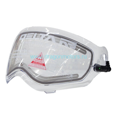 Визор 509 Delta R3 Carbon Fiber с подогревом - Clear