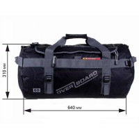 Водонепроницаемая сумка-рюкзак OverBoard OB1143BLK - Adventure Duffel - 60L (Black)