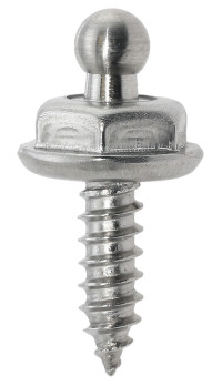 Ответная часть для кнопки, саморез 12 мм, нержавеющая сталь (10259117)