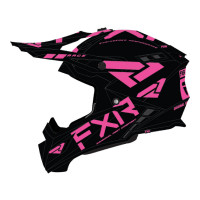 Шлем FXR HELIUM RACE DIV W/ AUTO BUCKLE Black/Elec Pink