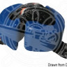 Osculati 01.155.02 - Амортизаторы швартовые UNIMER Snubber ? 14-16 мм (2 шт.)