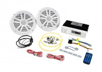 Морская акустика 1DIN BOSS MCK500WB.6 (комплект2)