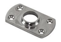 Основание стойки леера 7/8" (22 мм), 90 град, прямоугольное под сварку