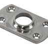 Основание стойки леера 7/8" (22 мм), 90 град, прямоугольное под сварку