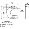 Анод цинковый Martyr, для УПОК MerCruiser Alpha I Generation II
