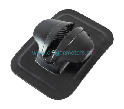 Роульс-утка для лодки ПВХ, черный (под веревку 12 мм)