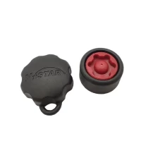Гайка N-Star барашковая с секреткой для муфт под шары 25 мм (1", размер "B"), 6 pin, резьба 1/4"-20 (NS-BSK)