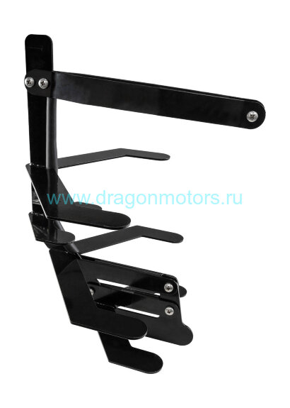 Защита редуктора для Suzuki DT9.9A/15A, DF8A, DF9.9B, DF9.9A/15A/20A, максимальная, черная