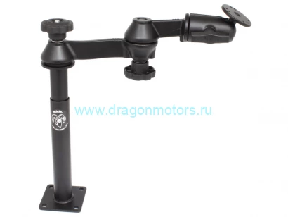 RAM-VP-SW1-89 RAM Tele-Pole с 8 и 9 полюсами, двойными поворотными кронштейнами и круглой пласт