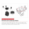 RAM X-Grip Large Phone Mount с низкопрофильным Medium Tough-Claw (RAM-HOL-UN10-404-2U)