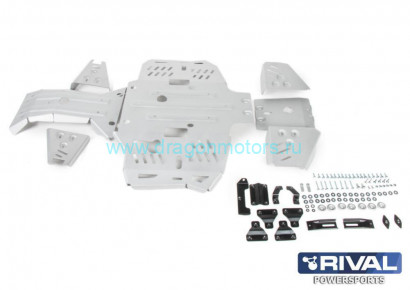 SKID PLATE KIT FOR ATV SUZUKI KINGQUAD 500, 750 AXi (2019-)