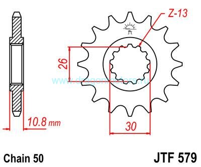 JT звезда передняя JTF579.18