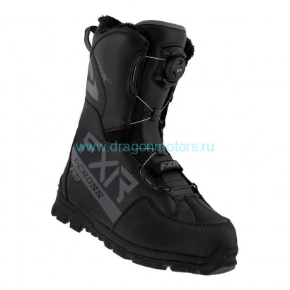 Ботинки FXR X-Cross Pro BOA с утеплителем - Black Ops