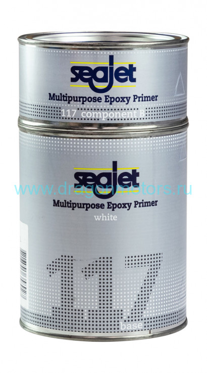 Грунтовка эпоксидная Seajet 117, универсальная, белая, 1 л (new formula)