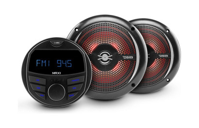 Морская аудиосистема RGB MRX16SL/BK, DS18