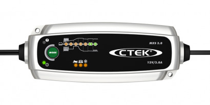 CTEK MXS 3.8 Компактное зарядное устройство для небольших АКБ мотоциклов и автомобилей