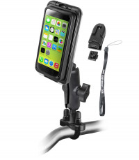 RAM-B-149Z-AQ7-2-I5 аквабокс RAM для Apple iPhone 5 с мото креплением, муфта 95 мм, шары 1