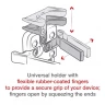 Держатель RAM Finger-Grip для навигаторов, смартфонов, раций и др. (RAM-HOL-UN4U)