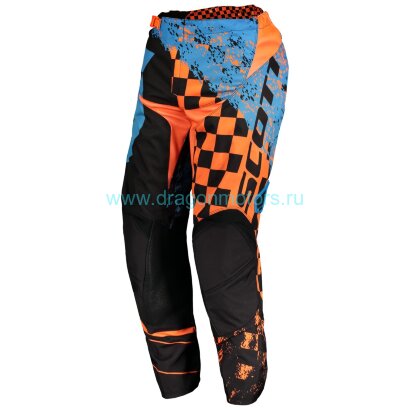 Мотоштаны мужские SCOTT 350 Track - blue/orange