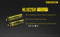 Аккумулятор Nitecore NL1826R