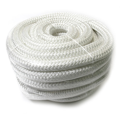 Плетеный швартовый трос c огоном 25мм*20м белый