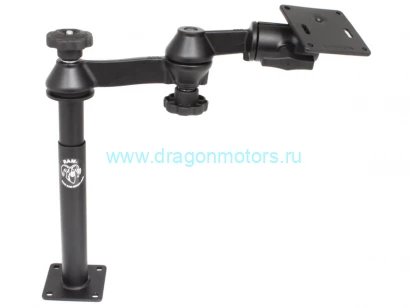 RAM-VP-SW1-89-2461 крепление RAM Tele-Pole с 20 и 23 см стойками, Swing Arms и площадкой VESA 75 мм