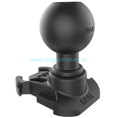 RAP-B-202U-GOP2 крепление RAM для штатных держателей GoPro площадка с защелкой и шаром 25 мм (1)