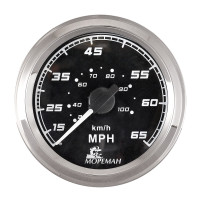 Спидометры под трубку Пито, Мореман" 60 миль, черный циферблат" (10252262)