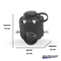 Основание для леера черный FA-0004-T1
