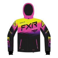 Куртка FXR Boost с утеплителем - Black/Neon Fusion