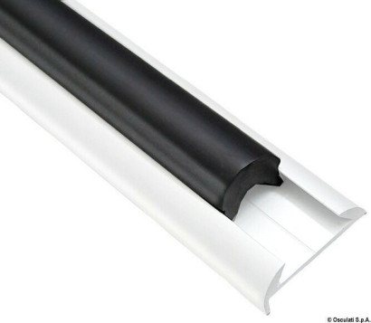 Вставка из ПВХ черная, бухта 24 м.