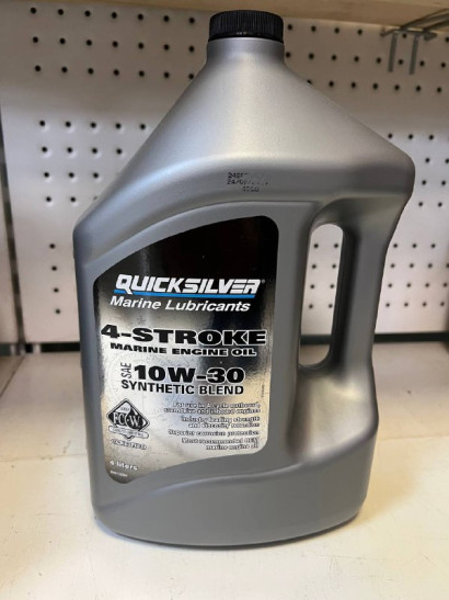 Моторное масло QUICKSILVER Synthetic Blend 10W30 для ПЛМ и стационарных моторов 4л 8M0152564
