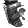Защита редуктора для Yamaha 9.9F/15F, нержавеющая, базовая