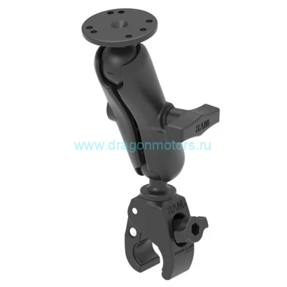 RAM-202-400 cтрубцина RAM Tough-Claw малая, муфта 140 мм, круглое основание, шары 38 мм (1,5)