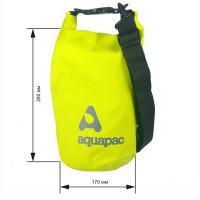 Водонепроницаемый гермомешок (с плечевым ремнем) Aquapac 731 - TrailProof™ Drybag – 7L with shoulder strap (Acid Green)