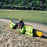 Водонепроницаемый гермомешок (с плечевым ремнем) Aquapac 731 - TrailProof™ Drybag – 7L with shoulder strap (Acid Green)
