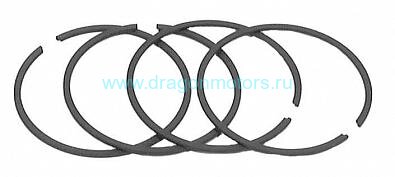 78918A4 Кольца поршневые (4 шт.) для MERCURY 135/150/175/200 2.5L, ремонт +0.015" OEM: 39-78918A12, 18-3922, G-14250 (Quicksilver)